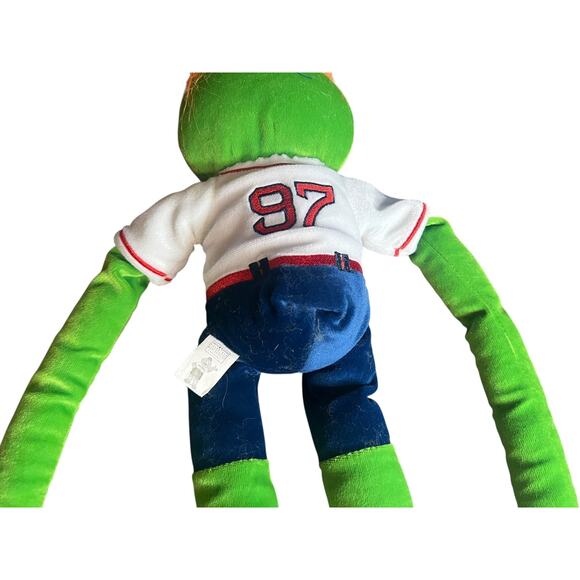 RARE Vintage Red Sox Wally Green Monster Plush Toy Long Arms Leg Knee Hugger 21" - Picture 6 of 9